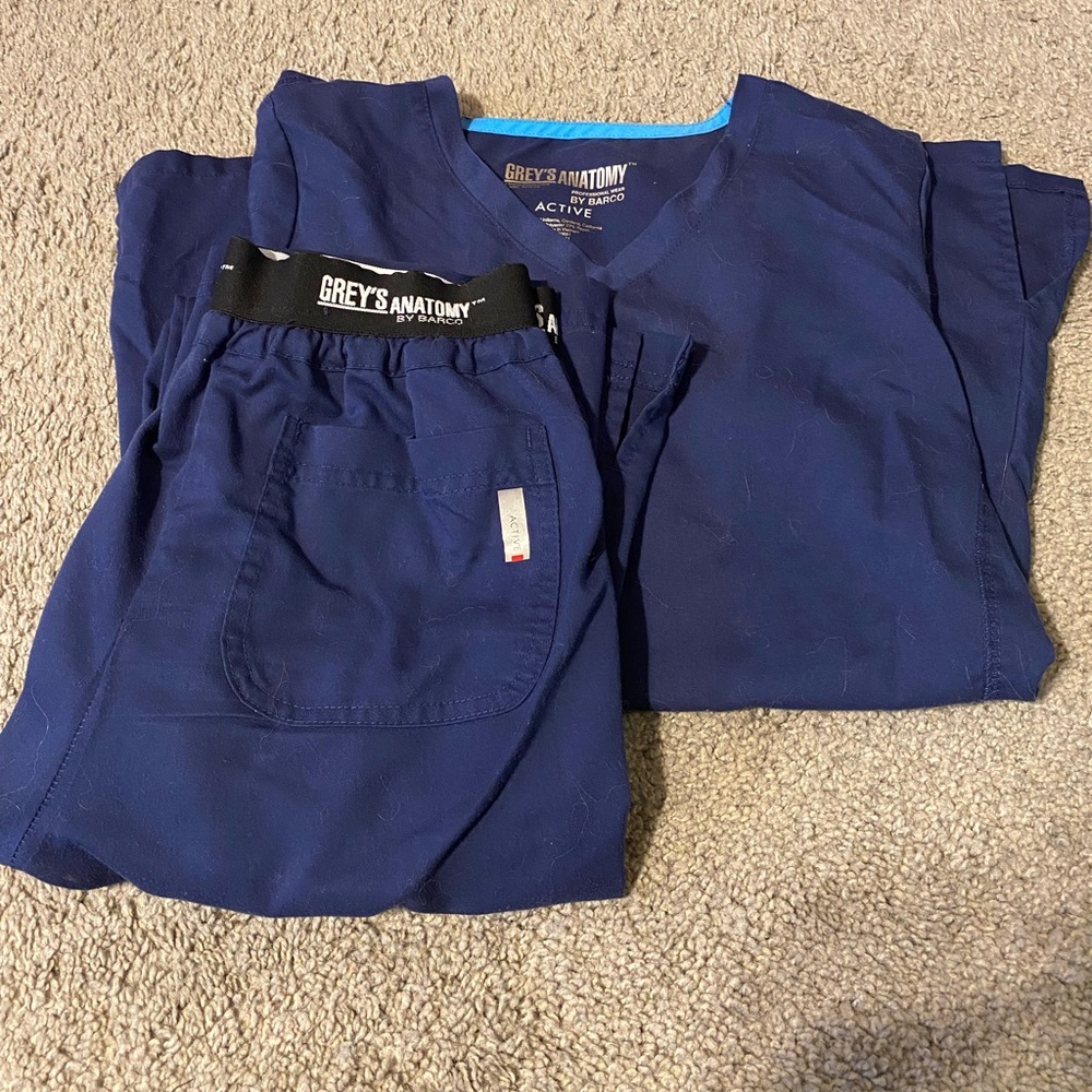 Grey’s Anatomy XS Navy Blue Scrubs